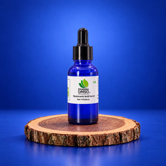 Hyaluronic Acid Serum | Dual Weight HA, MSM & DMSO | PharmaDMSO