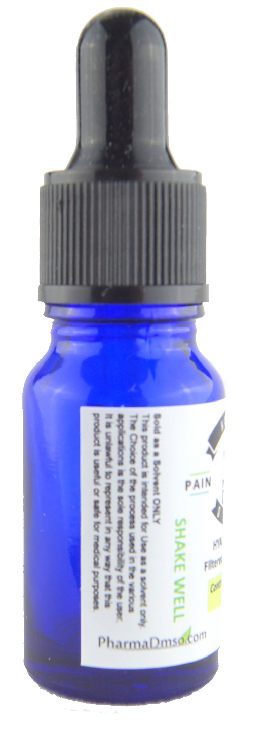 Hyaluronic Acid with Clinical DMSO Drops 10ml - Glass Dropper Included