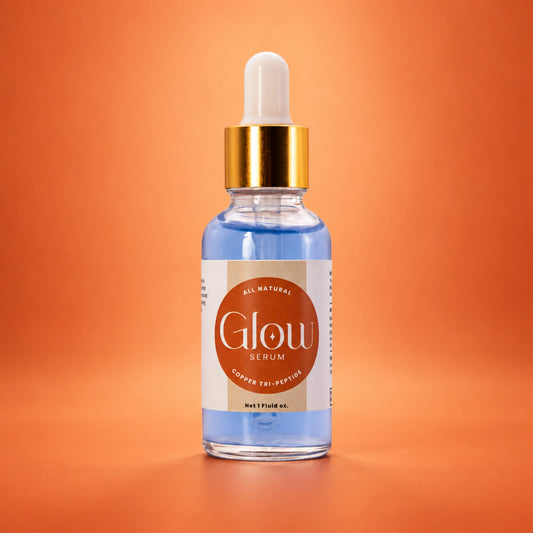 GLOW Serum Copper Tri-Peptide / 2 weights of Hyaluronic Acid/ MSM