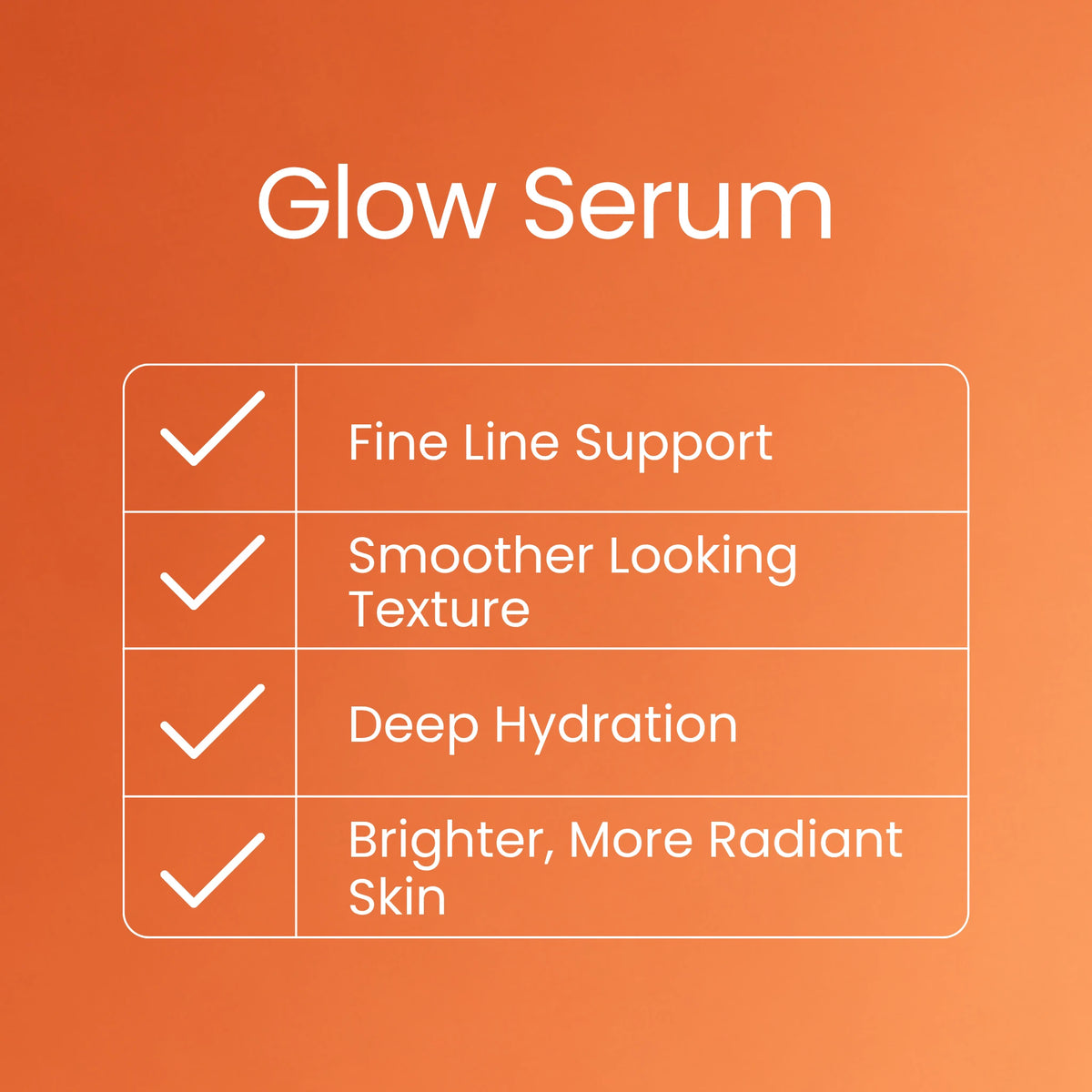 GLOW Serum Copper Tri-Peptide / 2 weights of Hyaluronic Acid/ MSM
