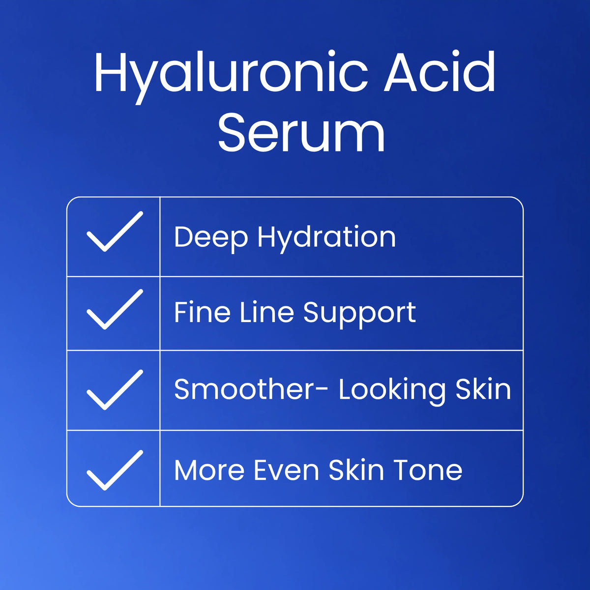 Hyaluronic Acid Serum | Dual Weight HA, MSM & DMSO | PharmaDMSO