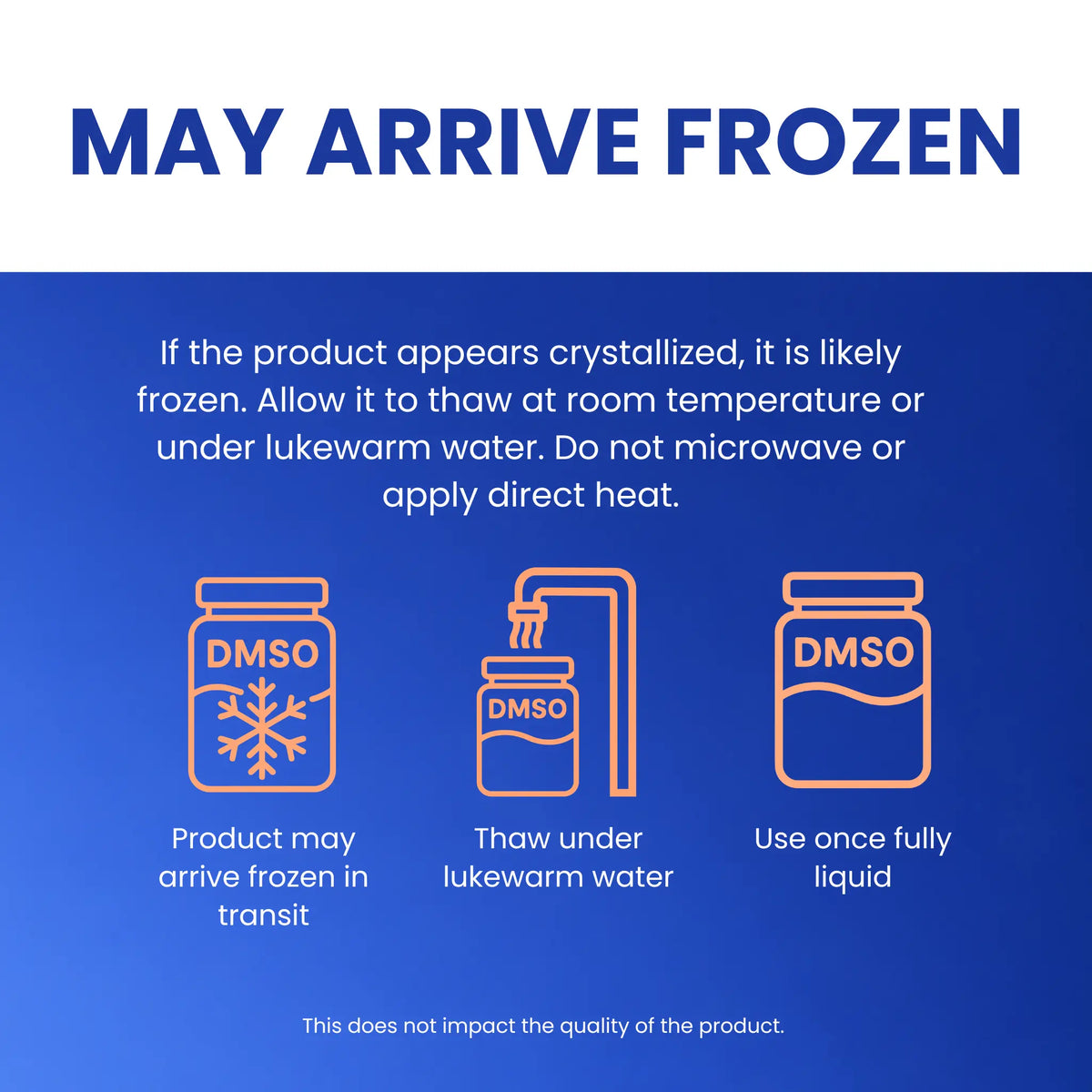 Clinical Grade DMSO Filtered to .022 UM 10ml/100ml