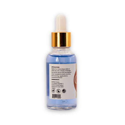 GLOW Serum Copper Tri-Peptide / 2 weights of Hyaluronic Acid/ MSM
