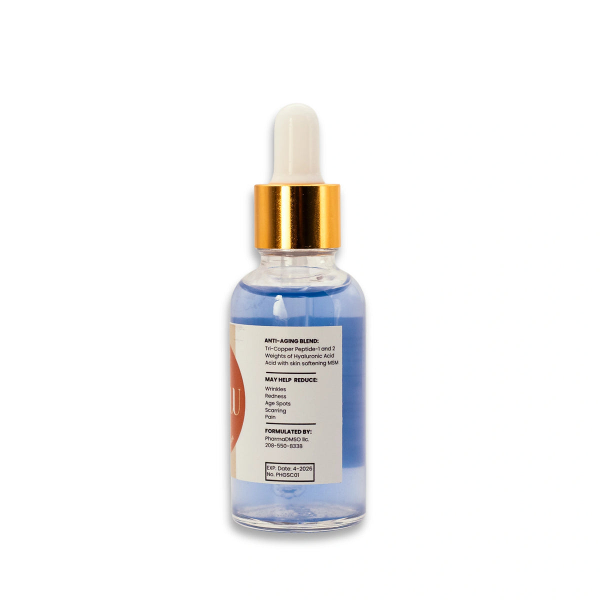 GLOW Serum Copper Tri-Peptide / 2 weights of Hyaluronic Acid/ MSM