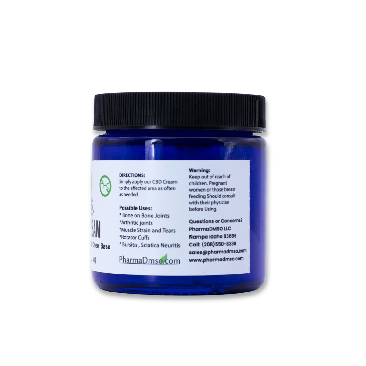 CBD Cream – Broad Spectrum CBD with DMSO Patent Pending Formula