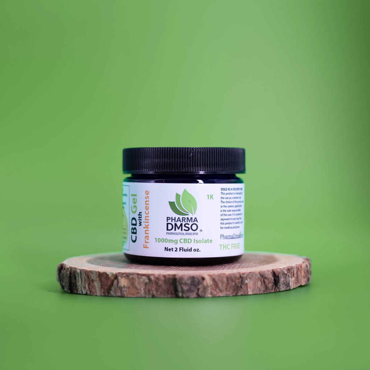 CBD Gel – 1,000 -4500 mg Broad-Spectrum CBD with DMSO & Frankincense Patent Pending