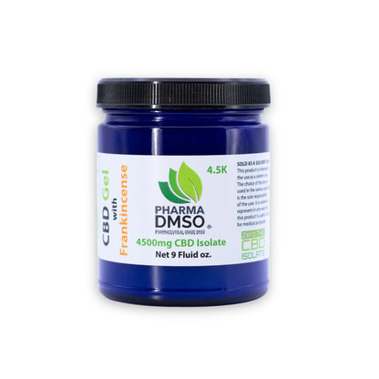 CBD Gel – 1,000 -4500 mg Broad-Spectrum CBD with DMSO & Frankincense Patent Pending
