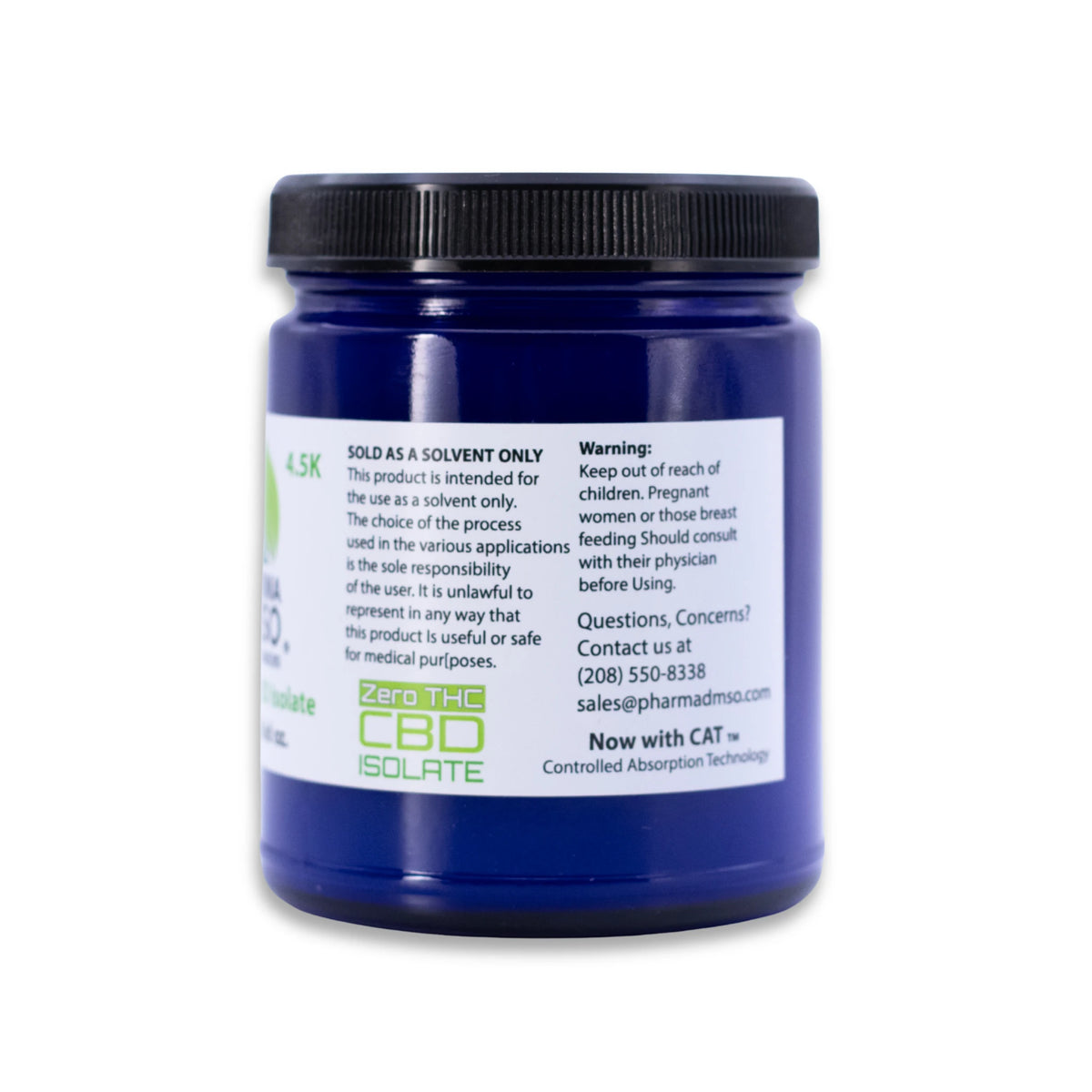 CBD Gel – 1,000 -4500 mg Broad-Spectrum CBD with DMSO & Frankincense Patent Pending