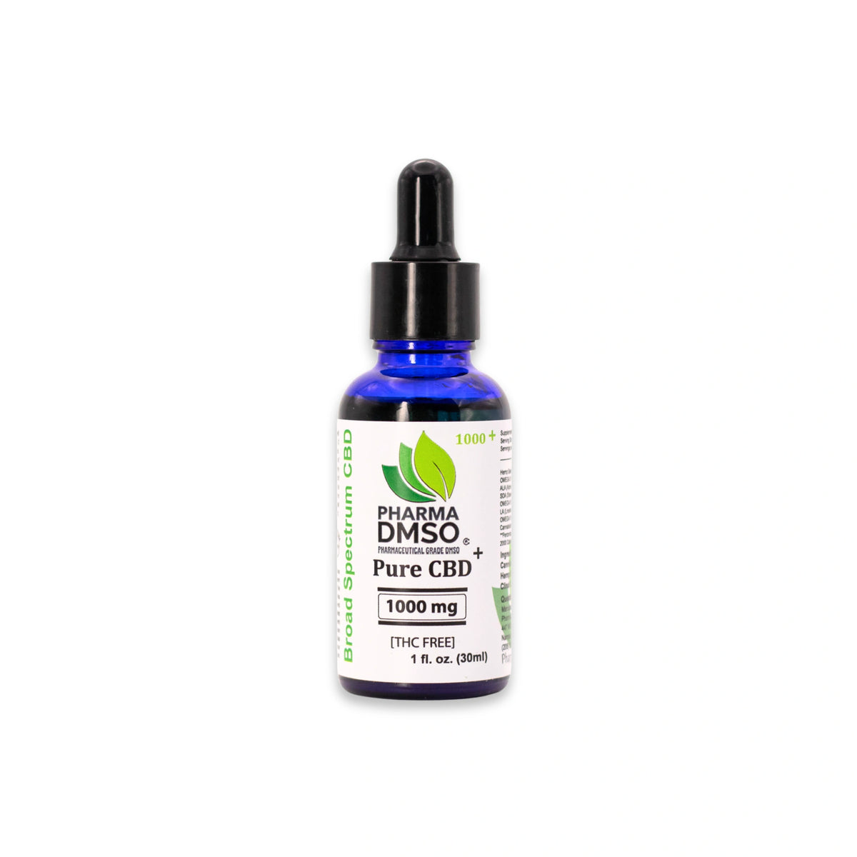 CBD Isolate Tincture - 1000-3000mg CBD+ Broad Spectrum CBD Isolate Tincture NO THC Unflavored With Dropper
