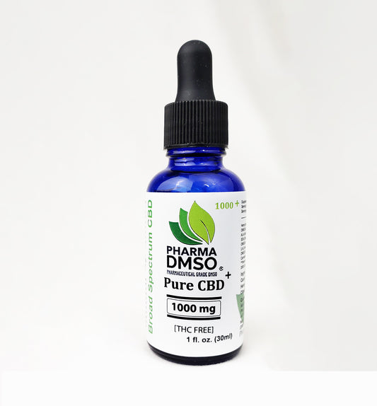 CBD Isolate Tincture - 1000-3000mg CBD+ Broad Spectrum CBD Isolate Tincture NO THC Unflavored With Dropper