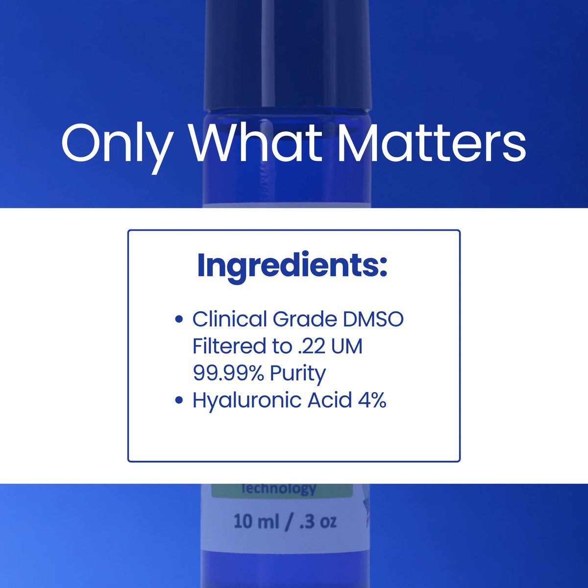 Hyaluronic Acid and DMSO Roll-on