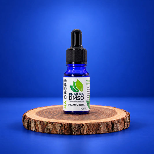Hyaluronic Acid with Clinical DMSO Drops 10ml - Glass Dropper Included