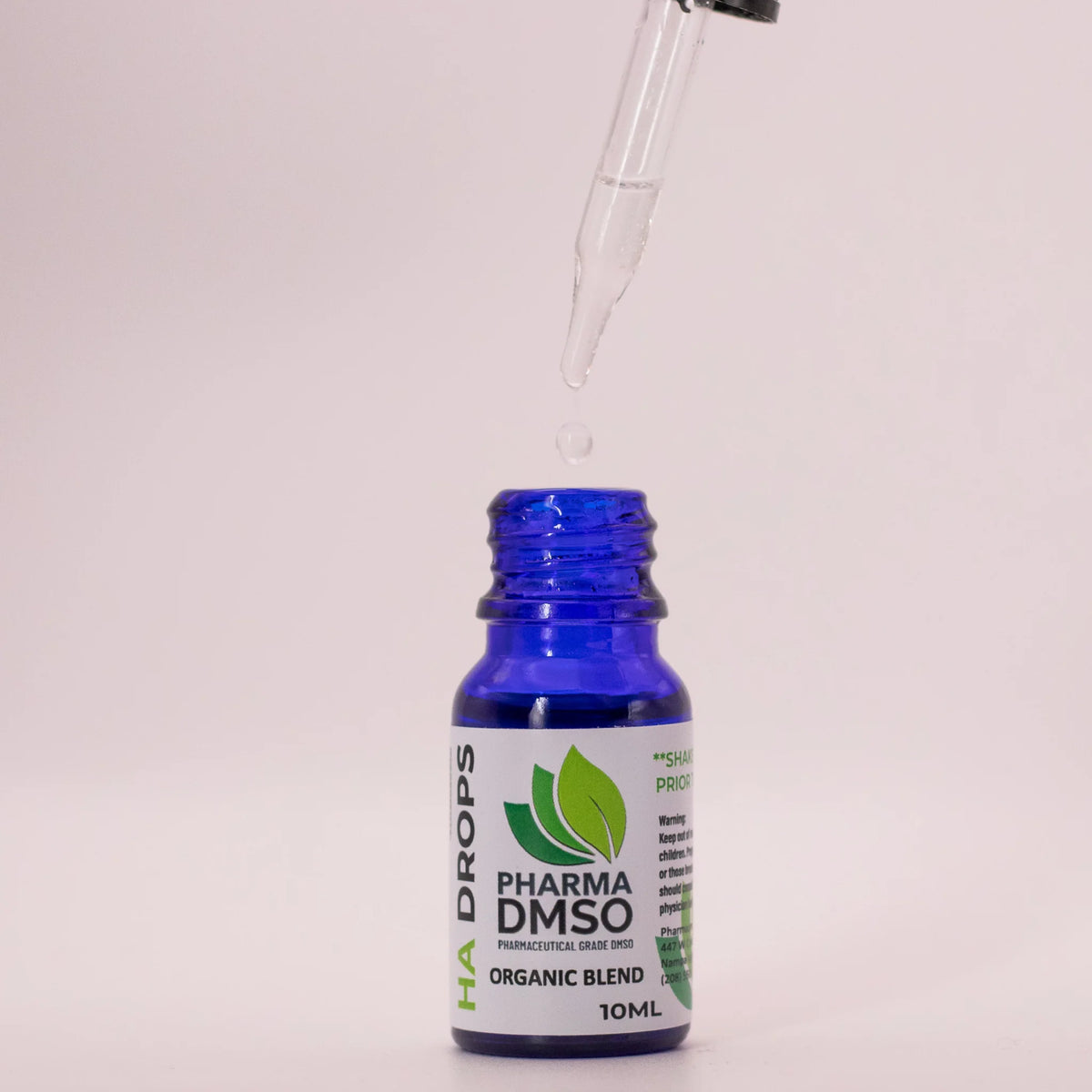 Hyaluronic Acid with Clinical DMSO Drops 10ml - Glass Dropper Included