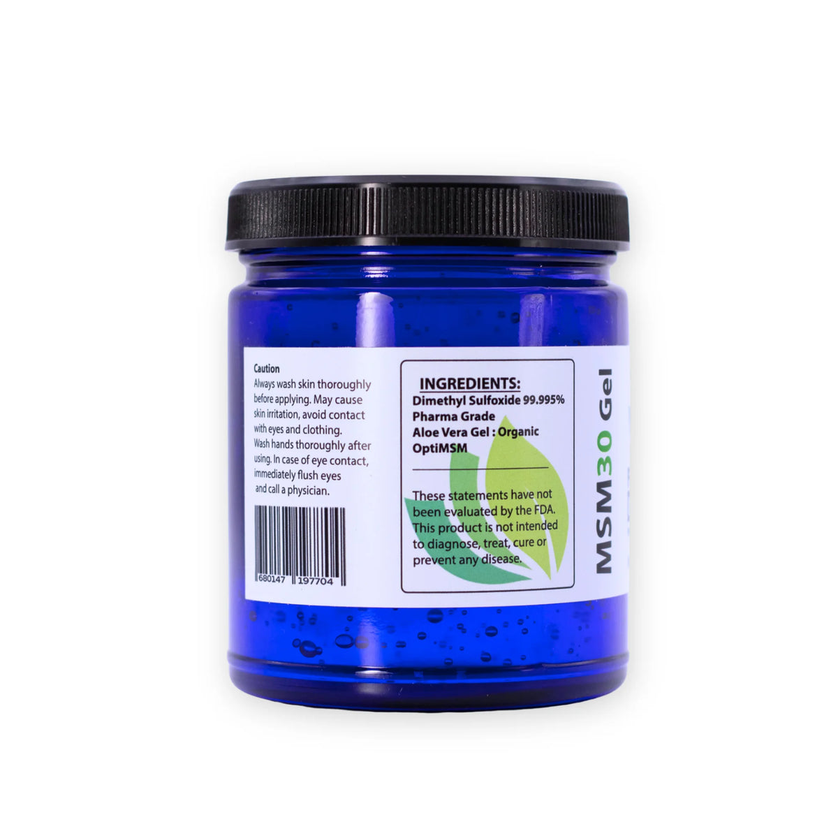 MSM30 Gel – 30% MSM with DMSO / Aloe Vera Gel Base