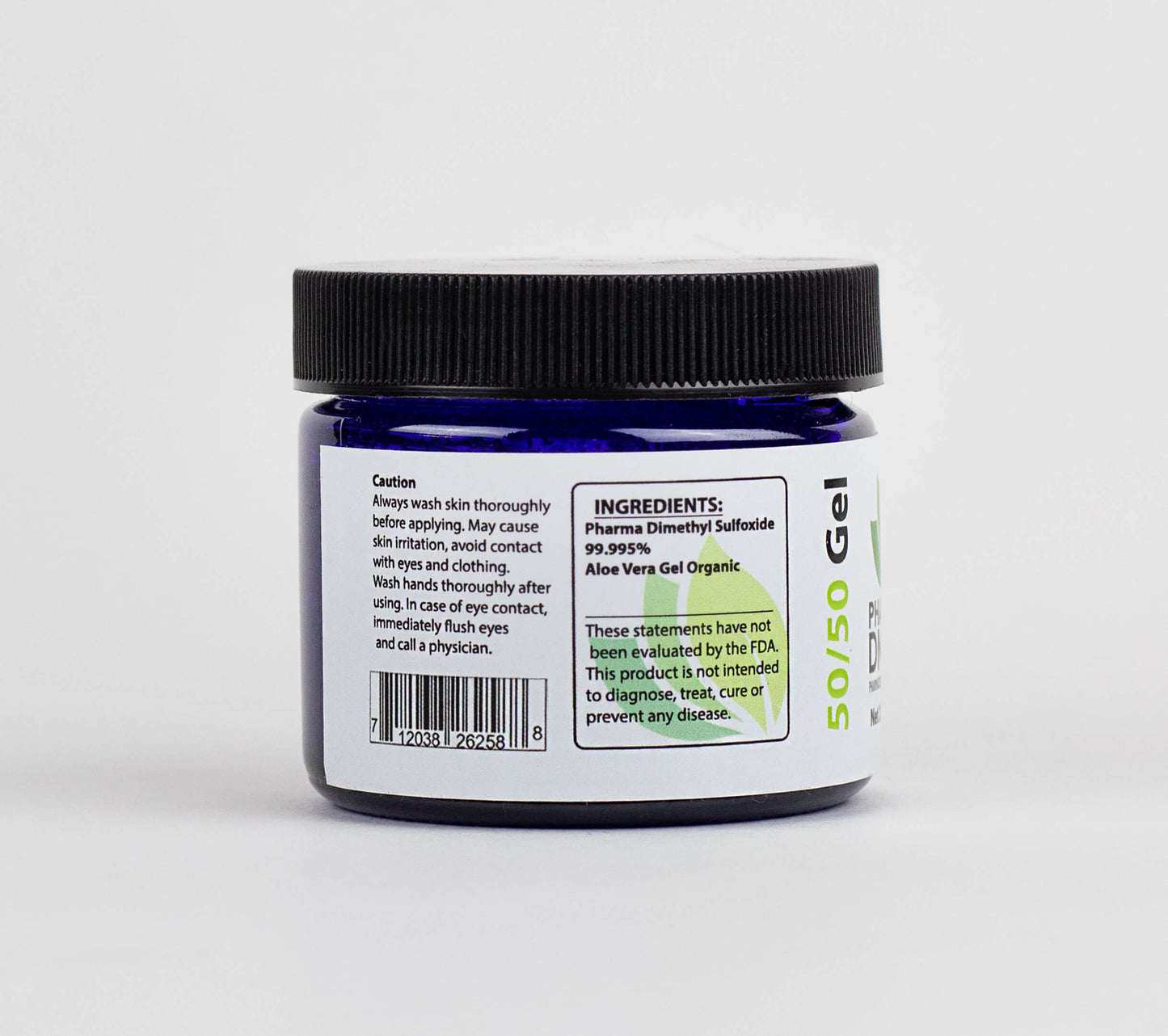 50/50 DMSO Gel - Organic, Dimethyl Sulfoxide with Aloe