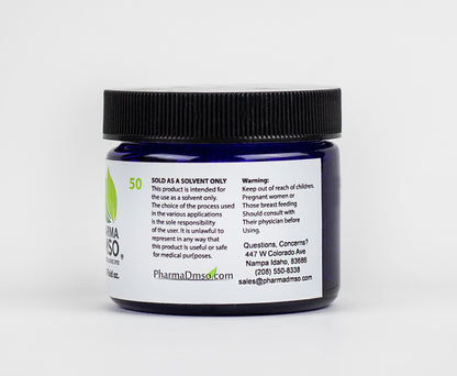 50/50 DMSO Gel - Organic, Dimethyl Sulfoxide with Aloe